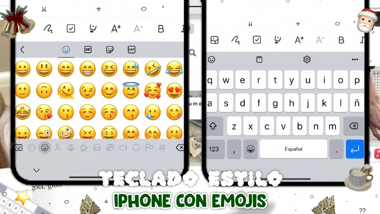 ⭐ Teclado estiló IPhone/IOS para Android con emojis y sonido ! 2023 | BY @itszamii 🥨