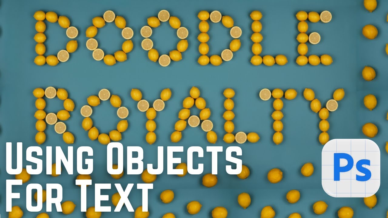 How to Use Objects to Create Text Effect Using AI Tool In Photoshop Beta