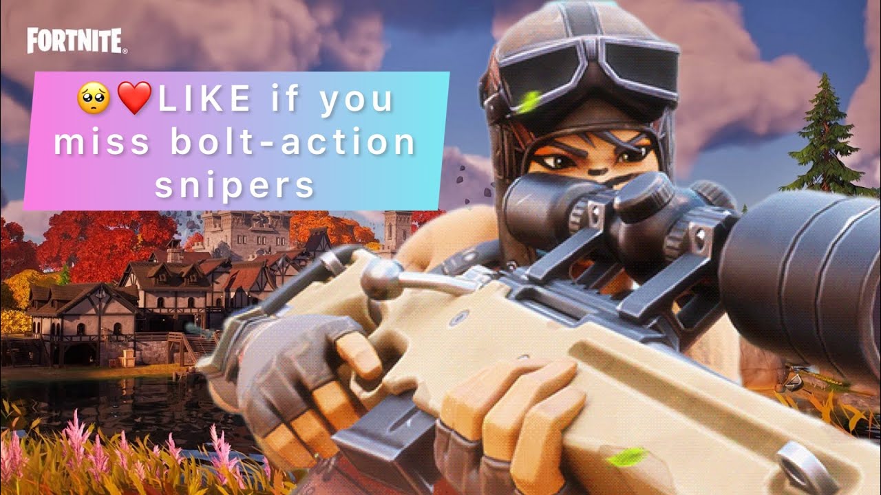 🔥Bring back Bolt-Action Snipers! #fortnite #fortnitesniping #trickshots