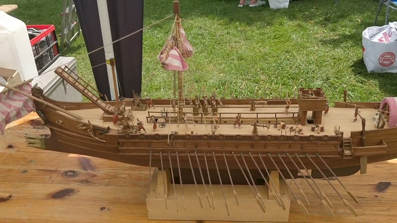 La galère romaine de Daniel- Luisant Modélisme Naval (LMN) 2022 RC boat