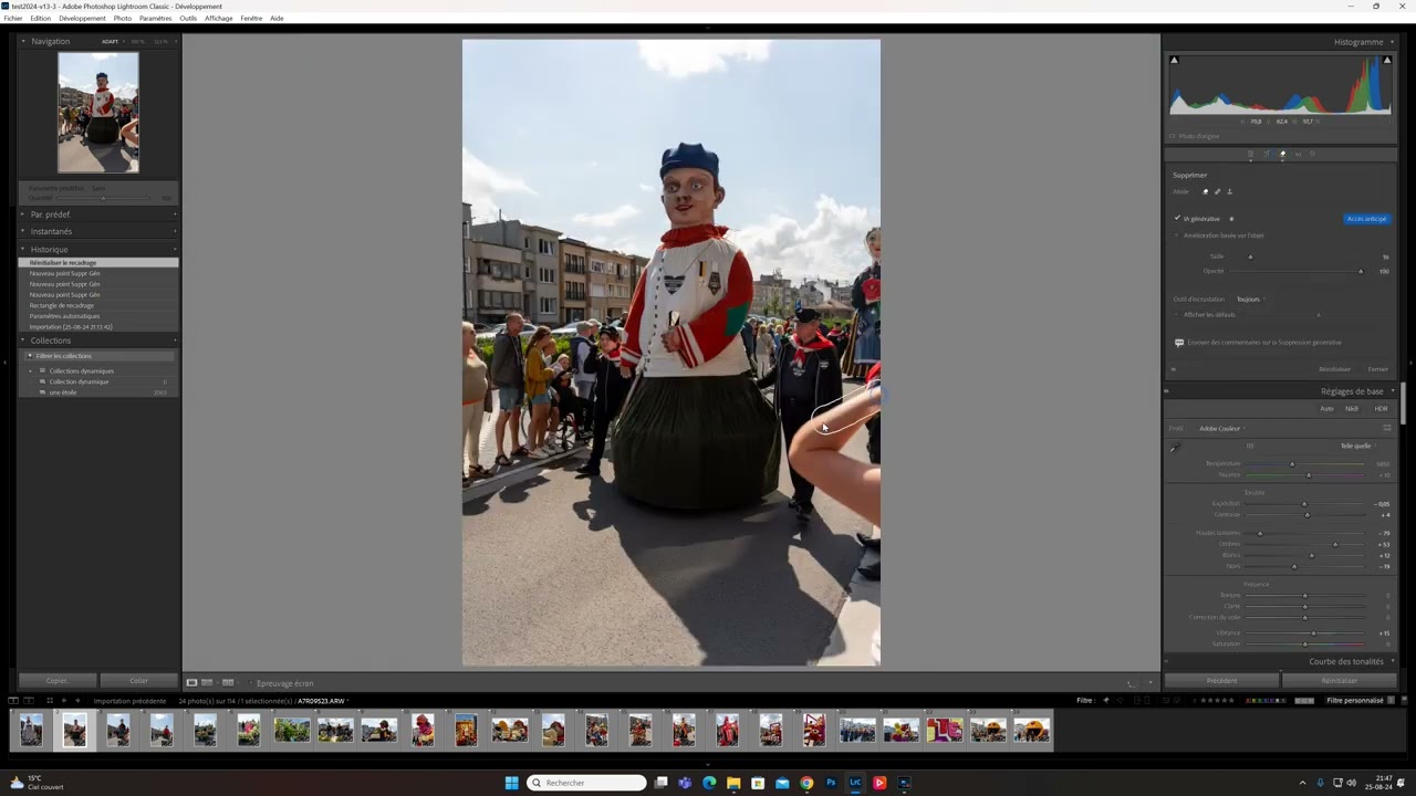 comment utiliser lightroom en 2024 partie 4
