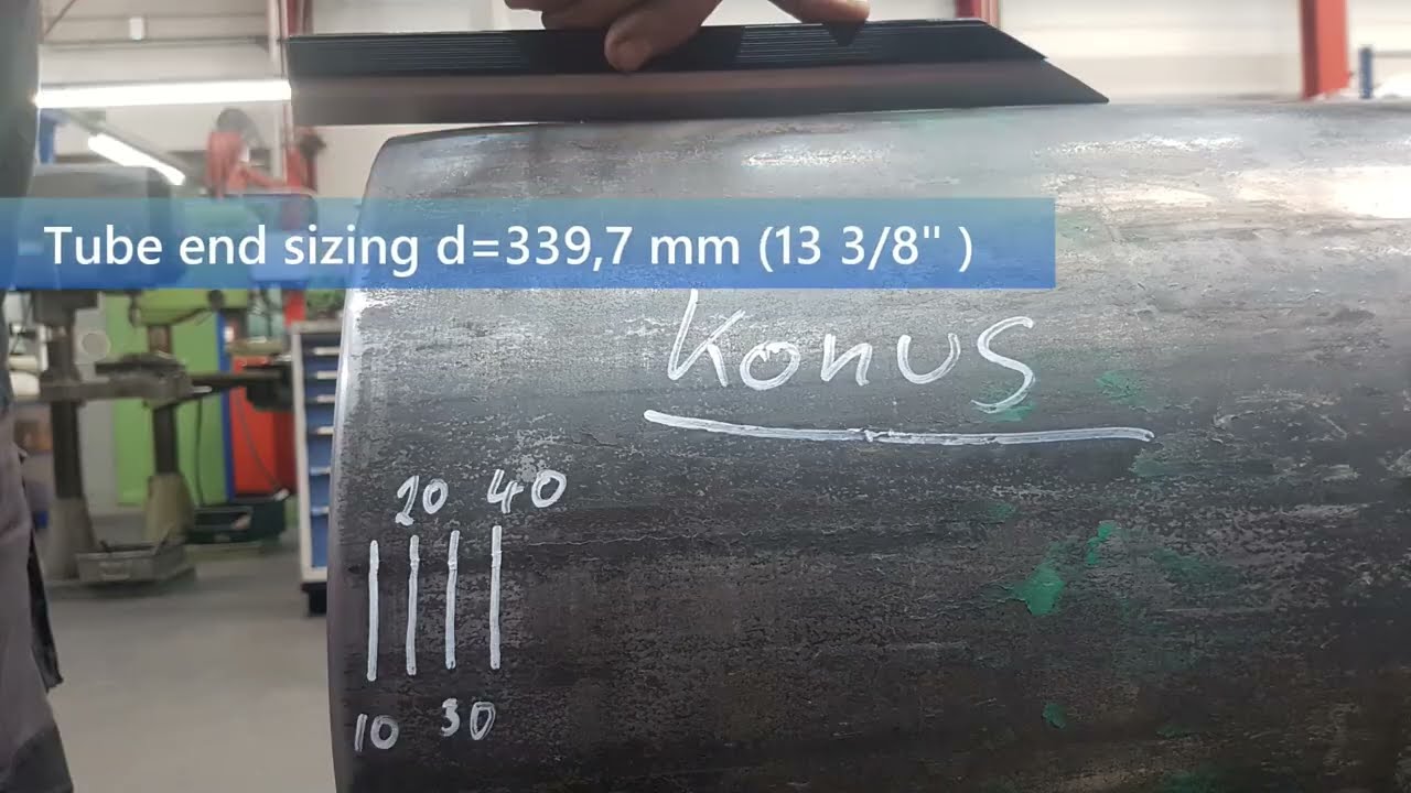 Casing production, casing calibration, tube sizing, calibration press Casing OCTG, Premium Casing