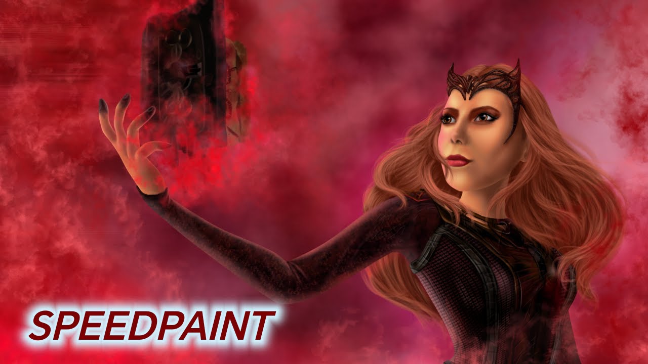 Marvel - Scarlet Witch - SpeedPaint #marvel #mcu #wanda_maximoff #marvelcomics #marvelstudios