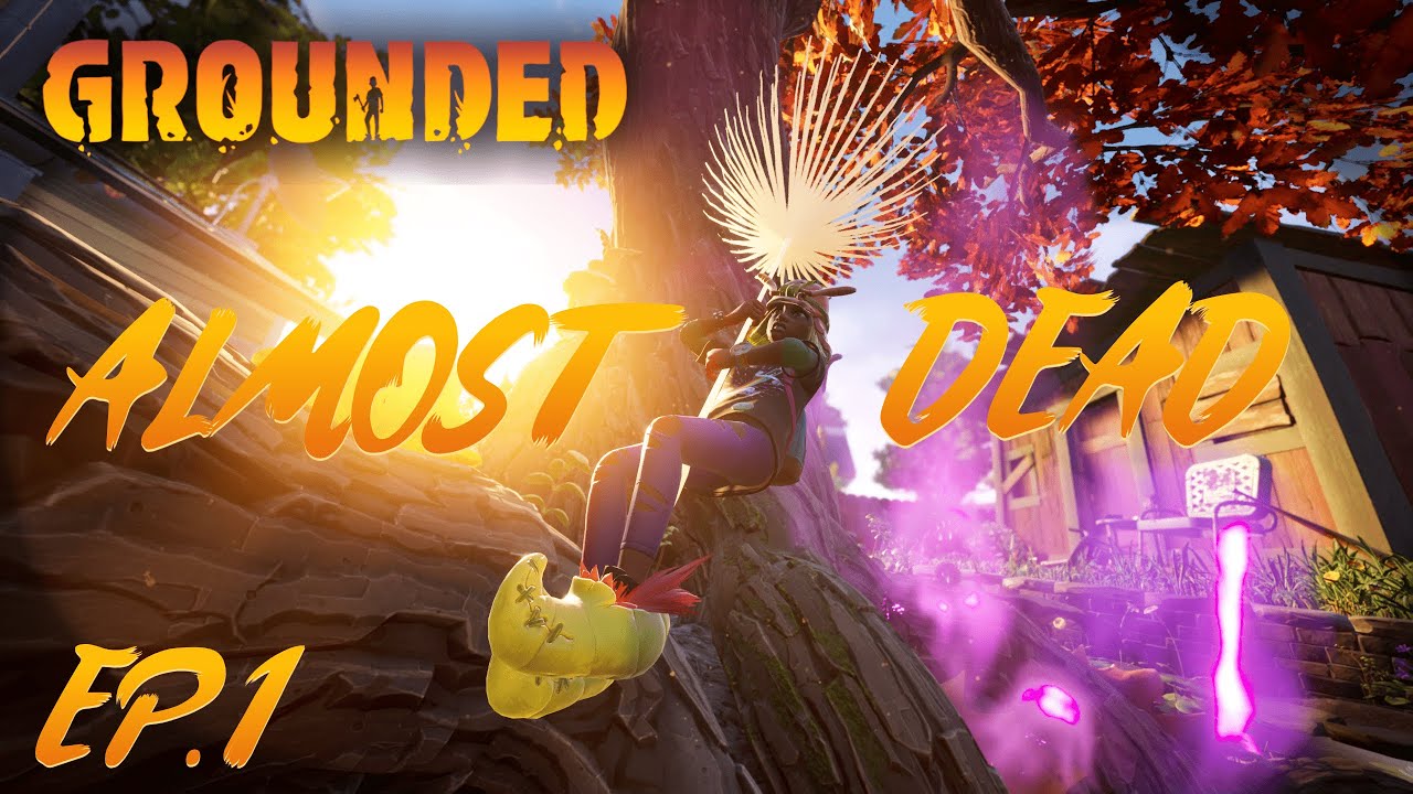 ALMOST DEAD IN FIRST 5 MINUTES !!! - Playing GROUNDED For The FIRST TIME - Ep.1 (FULL  Playthrough)