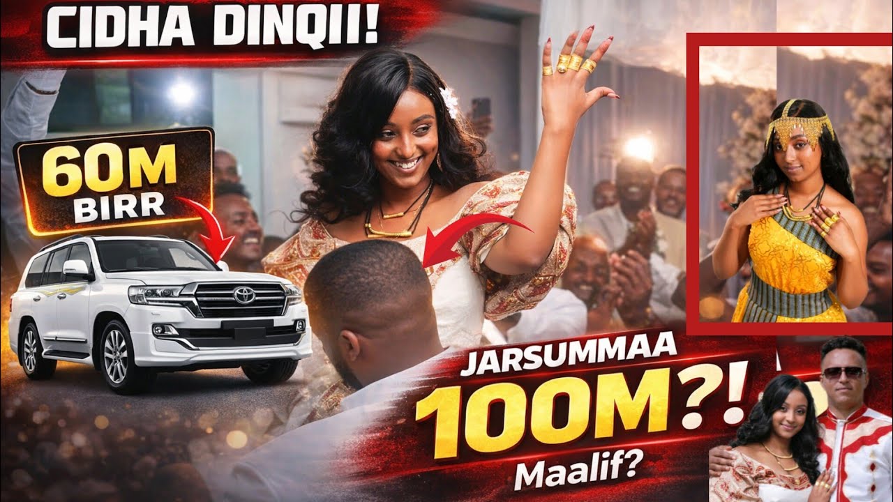 Cidha Dinqii! Birri Miliyoona 100M Kadhimmate / Amazing Ethiopian Wedding Fenet & Getu /part 2