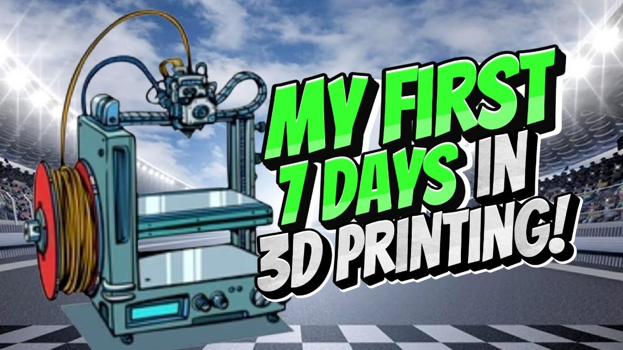 My 3D Printing Progress in my first week!