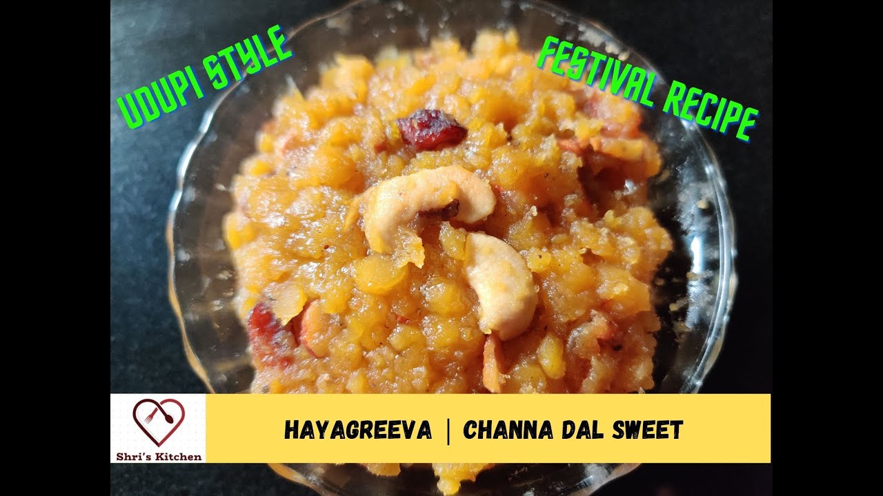 Hayagreeva Maddi | Festival Recipe | Chana dal Sweet