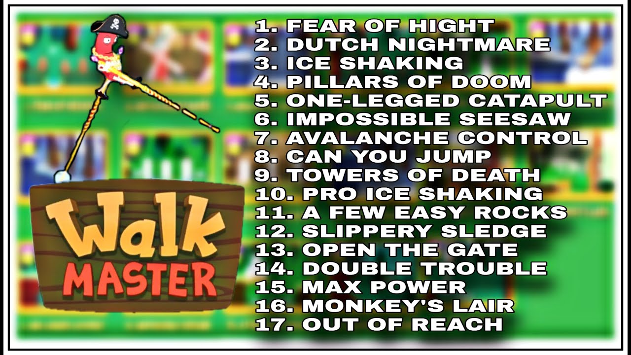 Walk Master Walkthrough || Complete All Classic Challenge