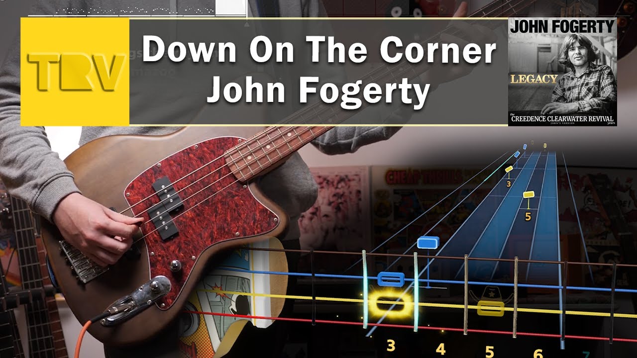 Down On The Corner - John Fogerty/CCR Bass Cover | Rocksmith+