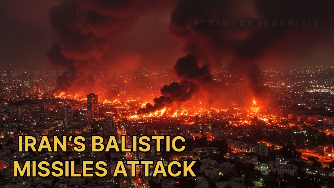 Iran Launches Deadly Counterattack on Israel! - hundreds of missiles launch towards Israel