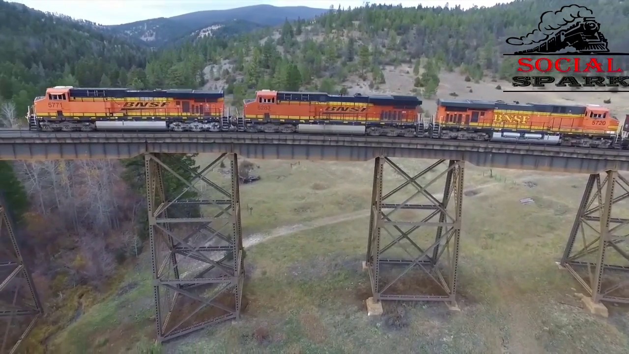 Amazing train bridge .