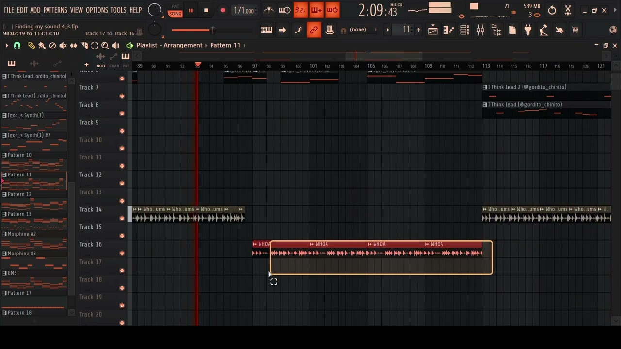 Finding my sound pt.5 (getting a lot closer)