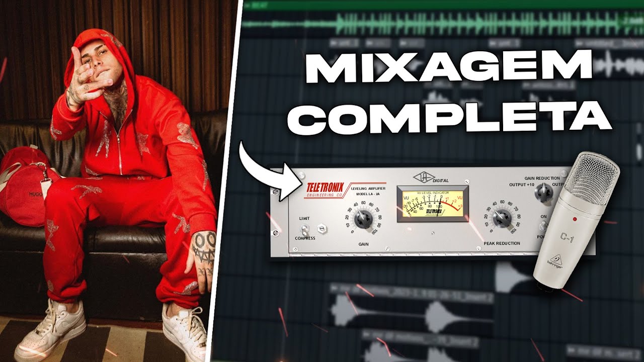 COMO MIXAR VOCAL GRAVADO NO BEHRINGER C1 🎤 (2023)
