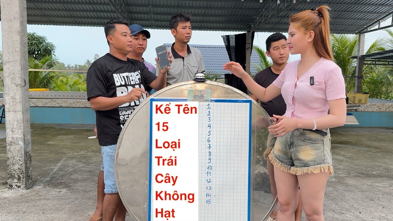 Kề Tên 15 Loại Trái Cây Không Hạt Trong Vòng 8 Phút Thắng 1 Triệu Đồng Và Cái Kết | Ly Ngô Vlog