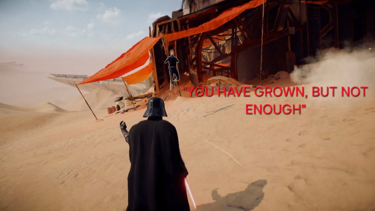 The Jedi Fell Beneath Lord Vader's Storm. Battle Of Jakku. #battlefront2 #starwars 