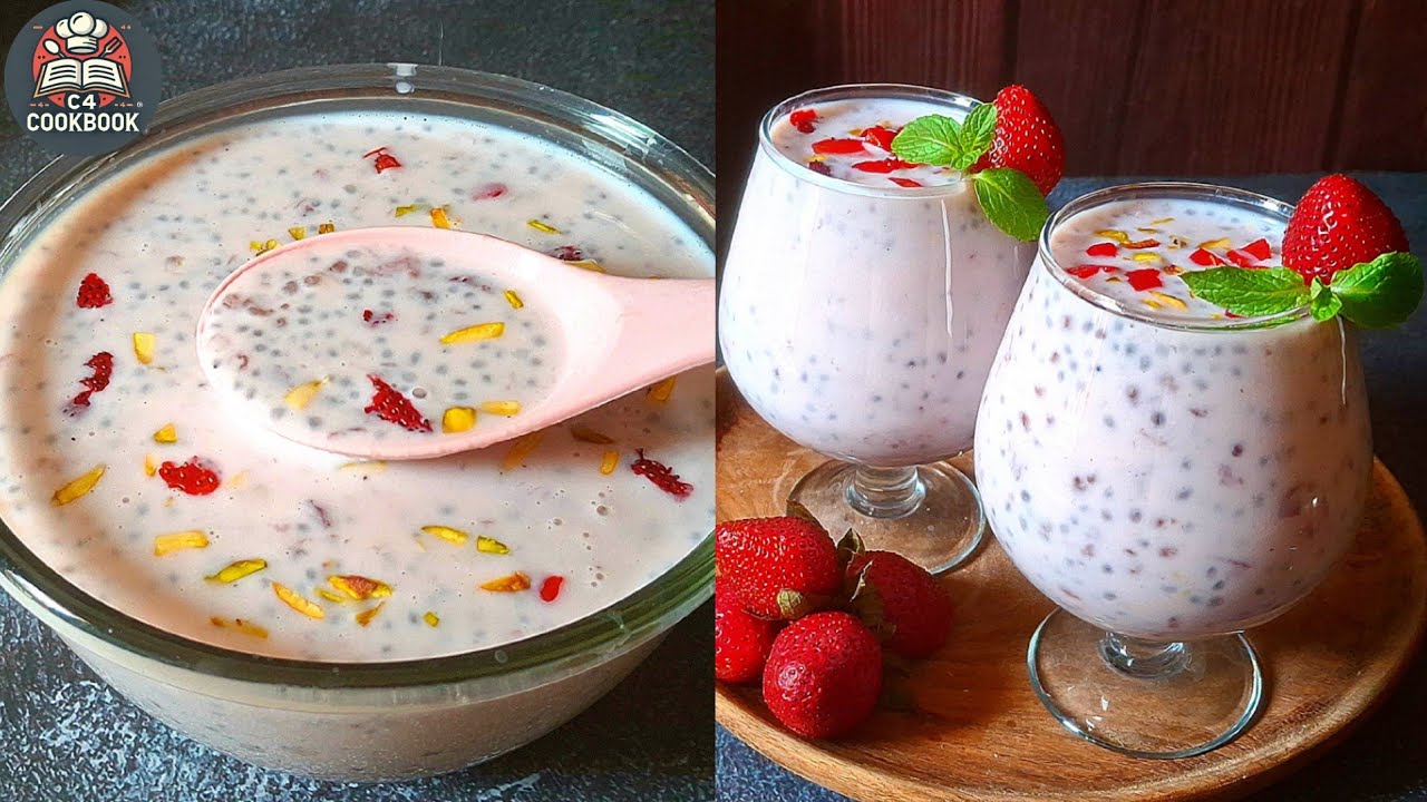 Ramadan Special Drink Recipe | Refreshing Drink | Iftar Recipe | Strawberry Sago Drink