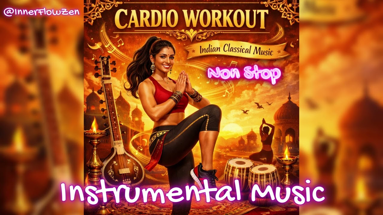 Cardio Beats: Indian Classical Fusion Instrumental | High Energy Workout Mix