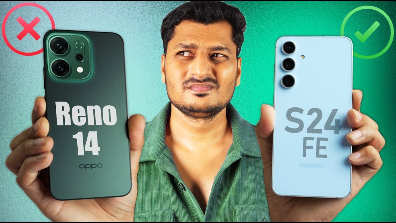 OPPO Reno 14 vs Samsung S24 Fe Full Comparison & Camera Test *BIG Confusion*
