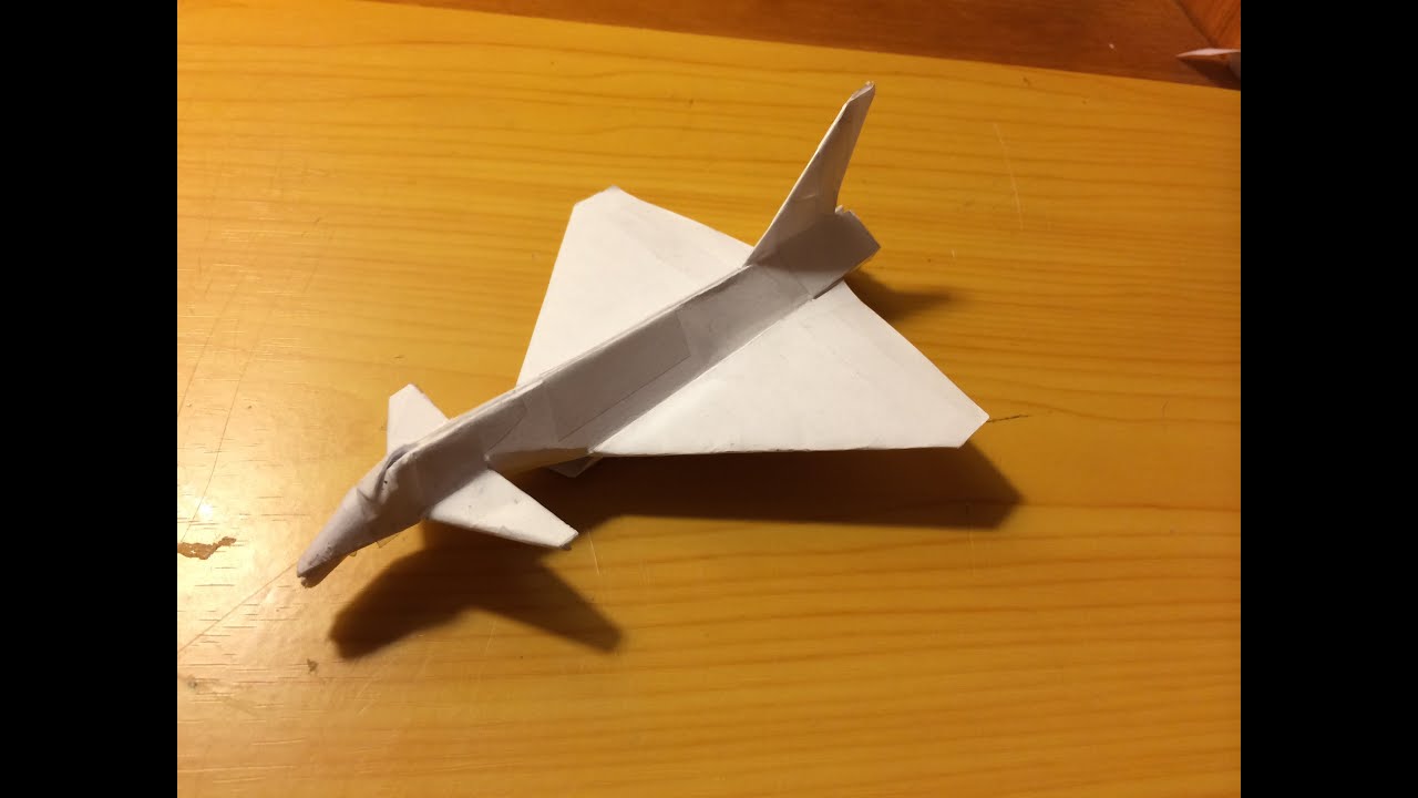 How do make the Eurofighter Typhoon Paper Airplane