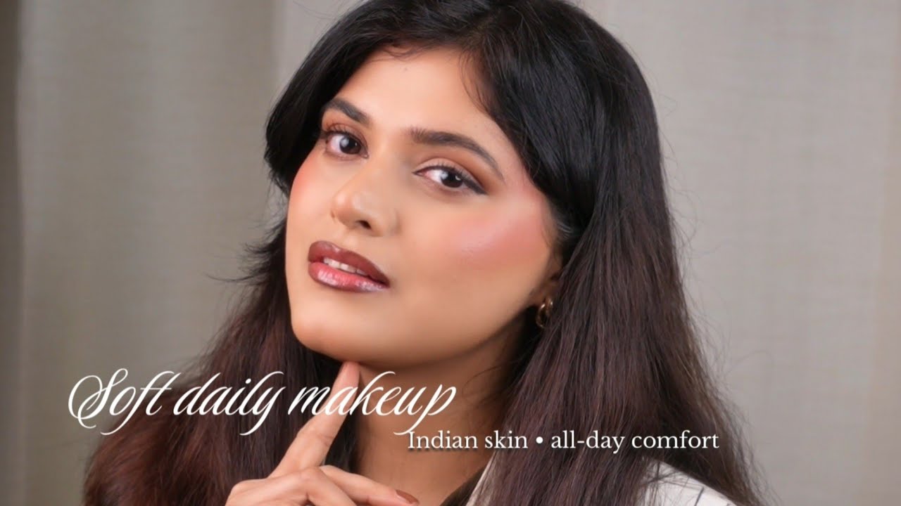 Affordable Everyday Makeup for Indian Skin | Comfortable Daily Routine 💄