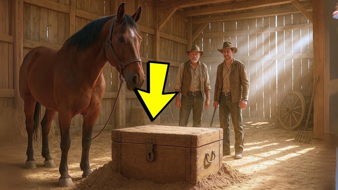 Le cheval du rancher a refusé d’avancer… jusqu’à ce qu’ils ouvrent la boîte qu’il gardait