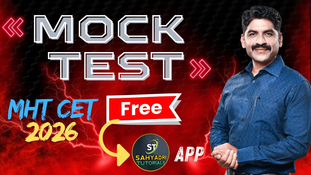 FREE MOCK TEST On Sahyadri Tutorials App | Sahyadri Tutorials | Mahesh Sir