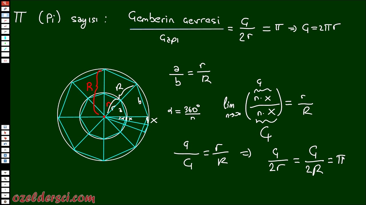 📣İSPAT📣Pi sayısı nedir? Varlığı, ispatı ve hesaplanması (calculate, proof pi)