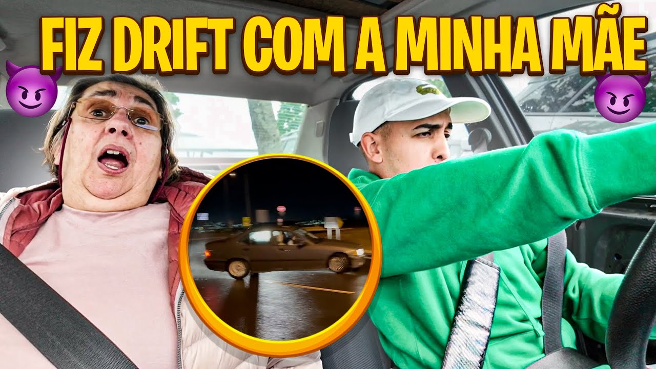 A REAÇÃO DA MINHA MÃE AO ANDAR NO MEU BMW DE DRIFT !!! 😈💨 | DIDITV