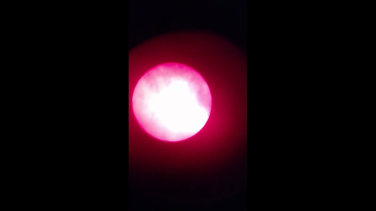 Sun through telescope, July 18, 2012