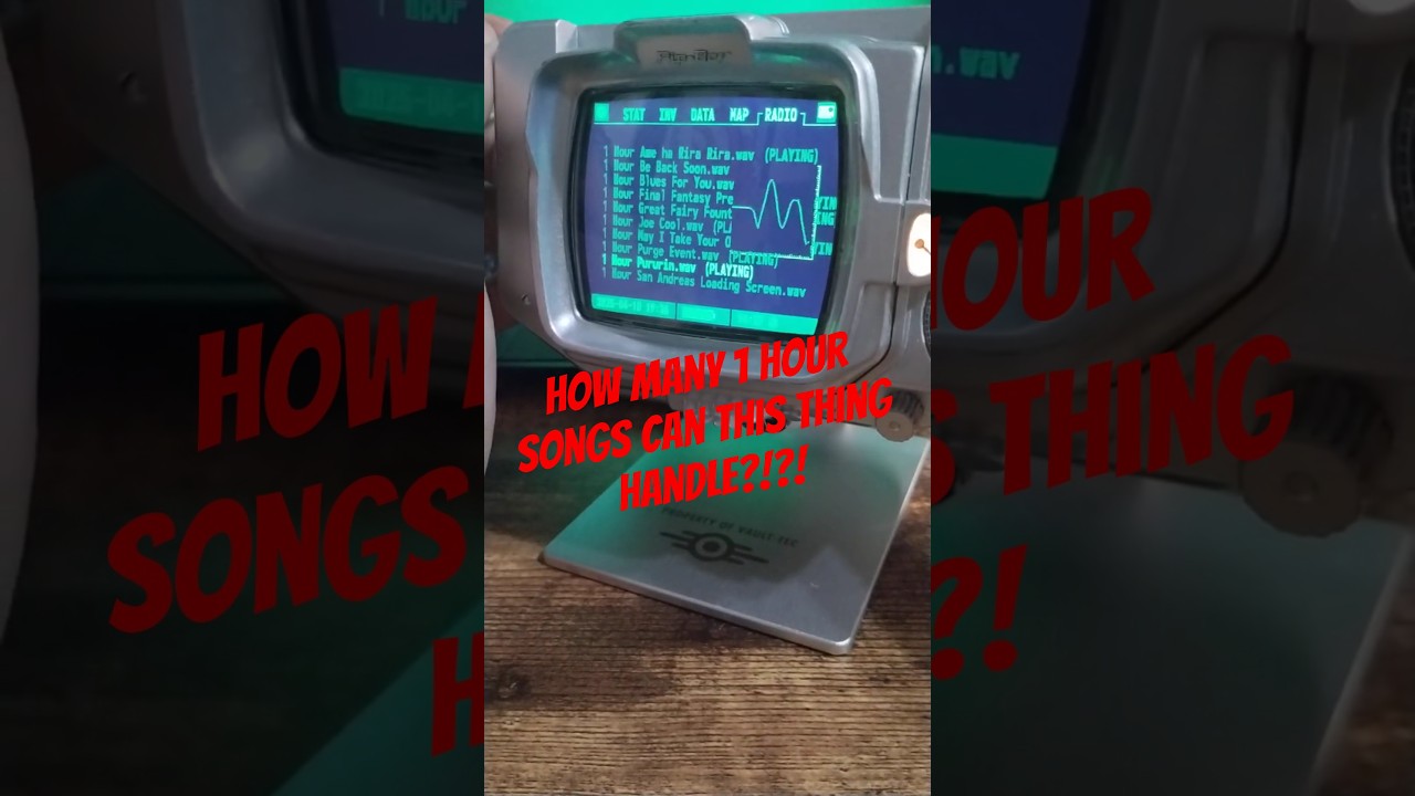 When an Audio Engineer gets a Pip-Boy 