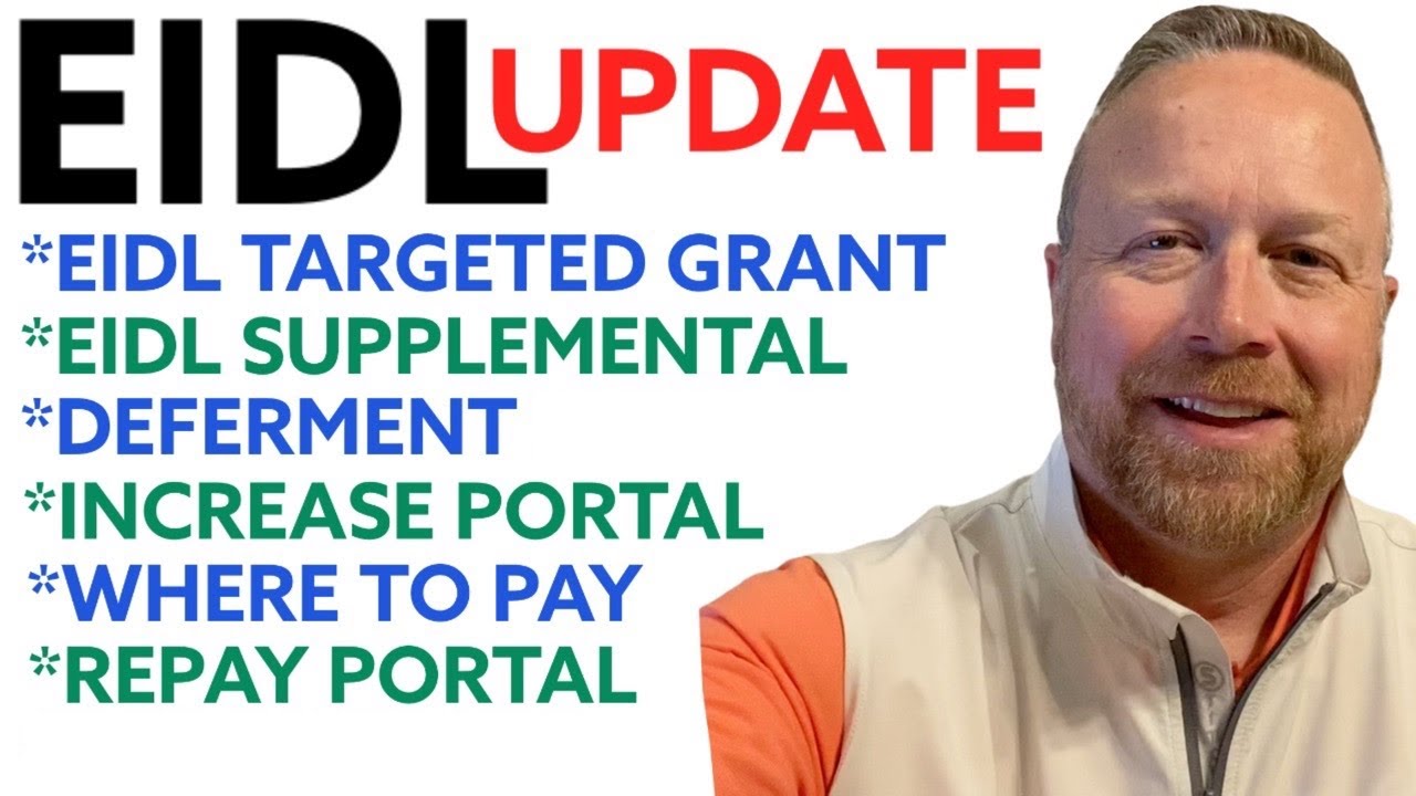 EIDL Update: Targeted EIDL Grant. Supplemental EIDL Targeted Advance [Economic Injury Disaster Loan]