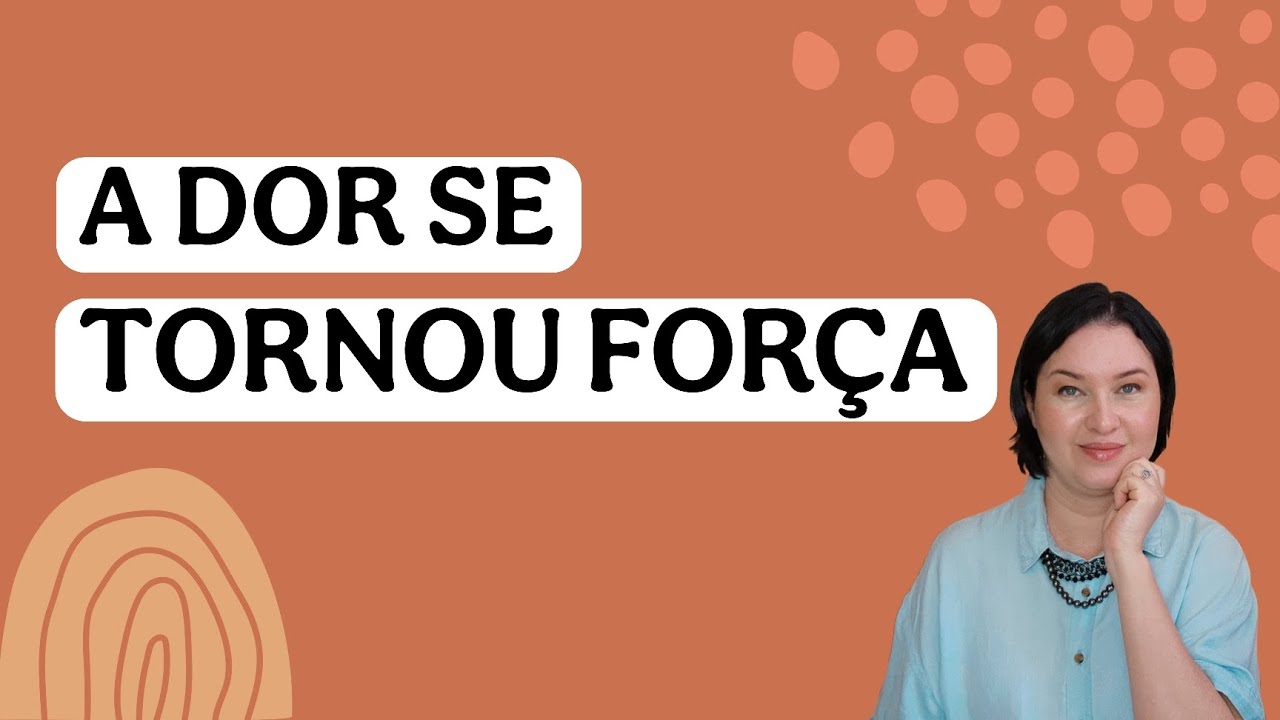 A DOR SE TORNOU FOR&Ccedil;A! @jaquelinepintopsicologa 