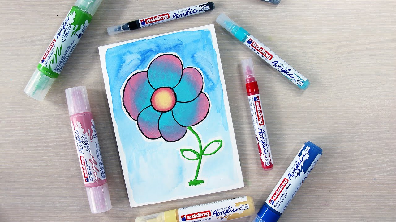 De edding acrylmarkers zijn nieuw!