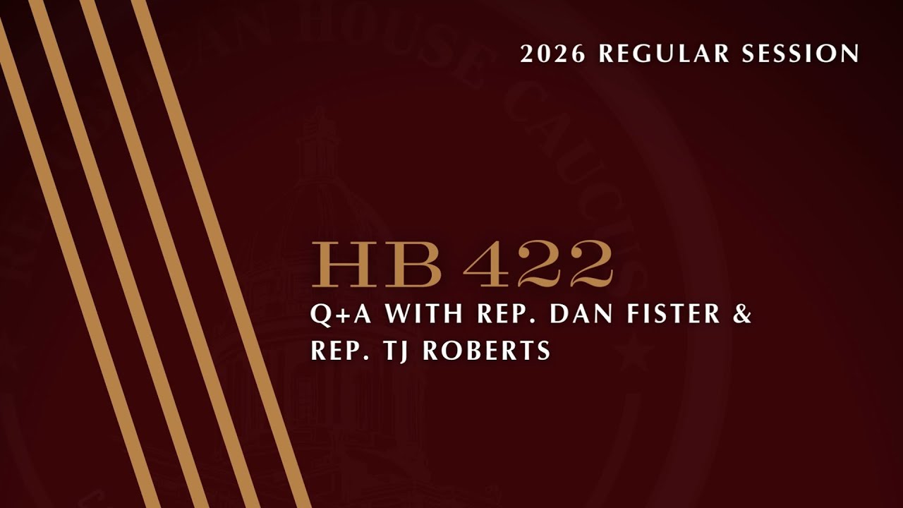 HB 422 | Logan's Law - Rep. Dan Fister & Rep. TJ Roberts