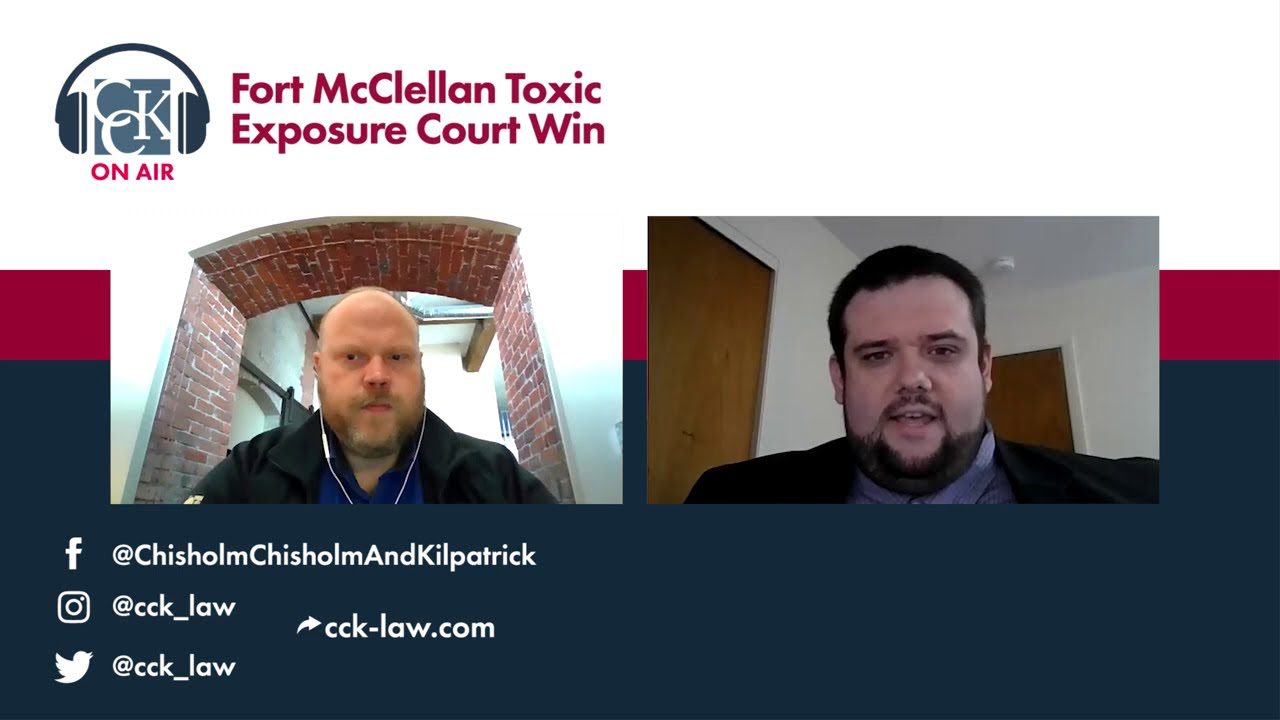 Fort McClellan Toxic Exposure CCK Court Win