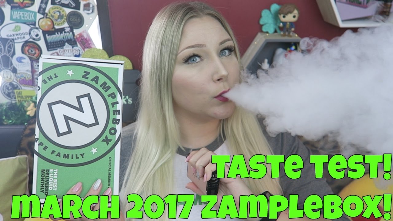 Taste Test - March 2017 ZampleBox! | TiaVapes Review