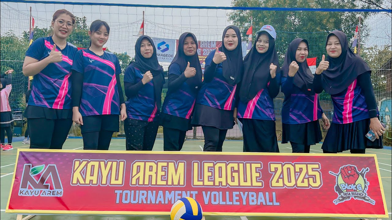 TOURNAMENT BOLA VOLY PUTRI EVEN KAYU AREM 2025 se blok G