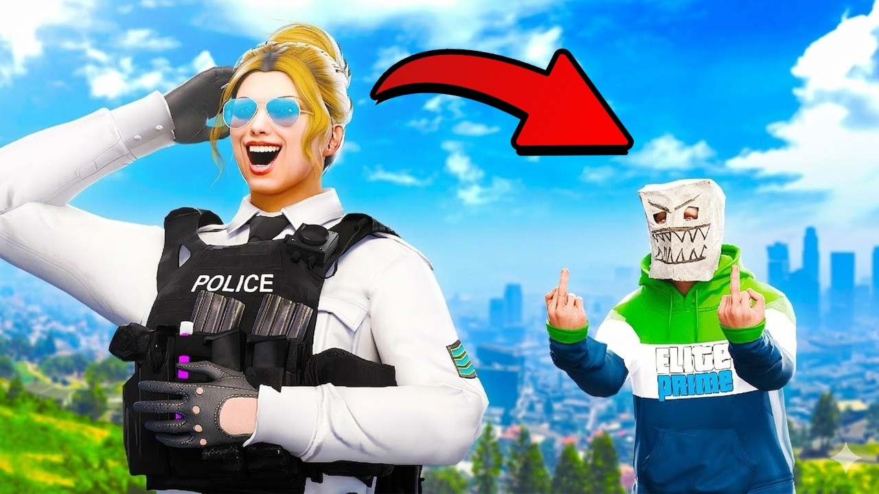 Female Cop Catches L Criminals | GTA 5 Roleplay