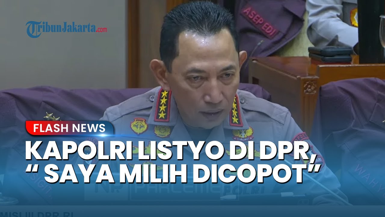 Suara Kapolri Meninggi di DPR Tolak Mentah-mentah Ada Menteri Kepolisian: Saya Pilih Dicopot