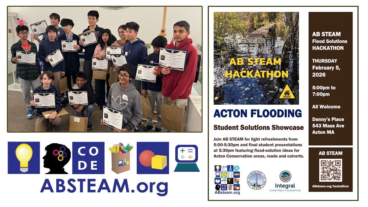 AB Steam Hackathon - Acton Flooding Student Solutions Showcase