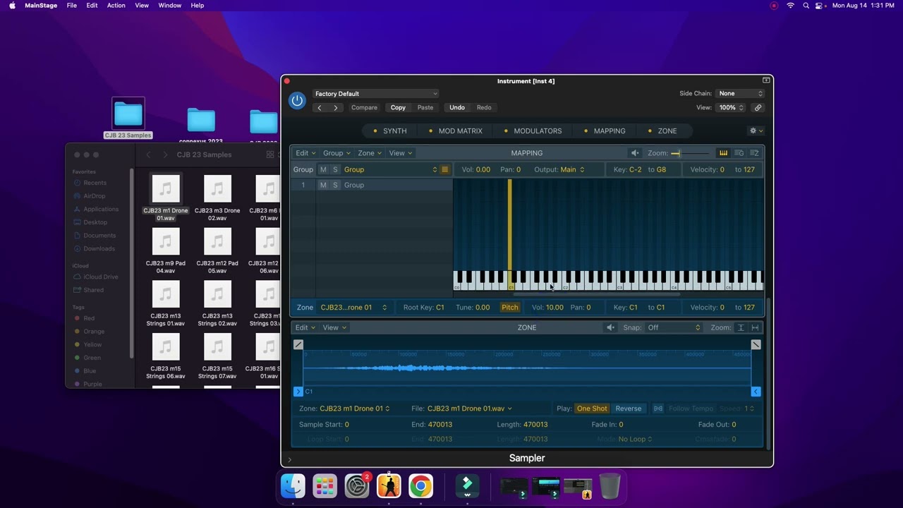Mainstage Sampler