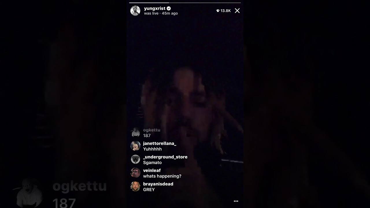 $uicideboy$ Instagram Live // $crim sneaks up on Ruby (10/23/17)
