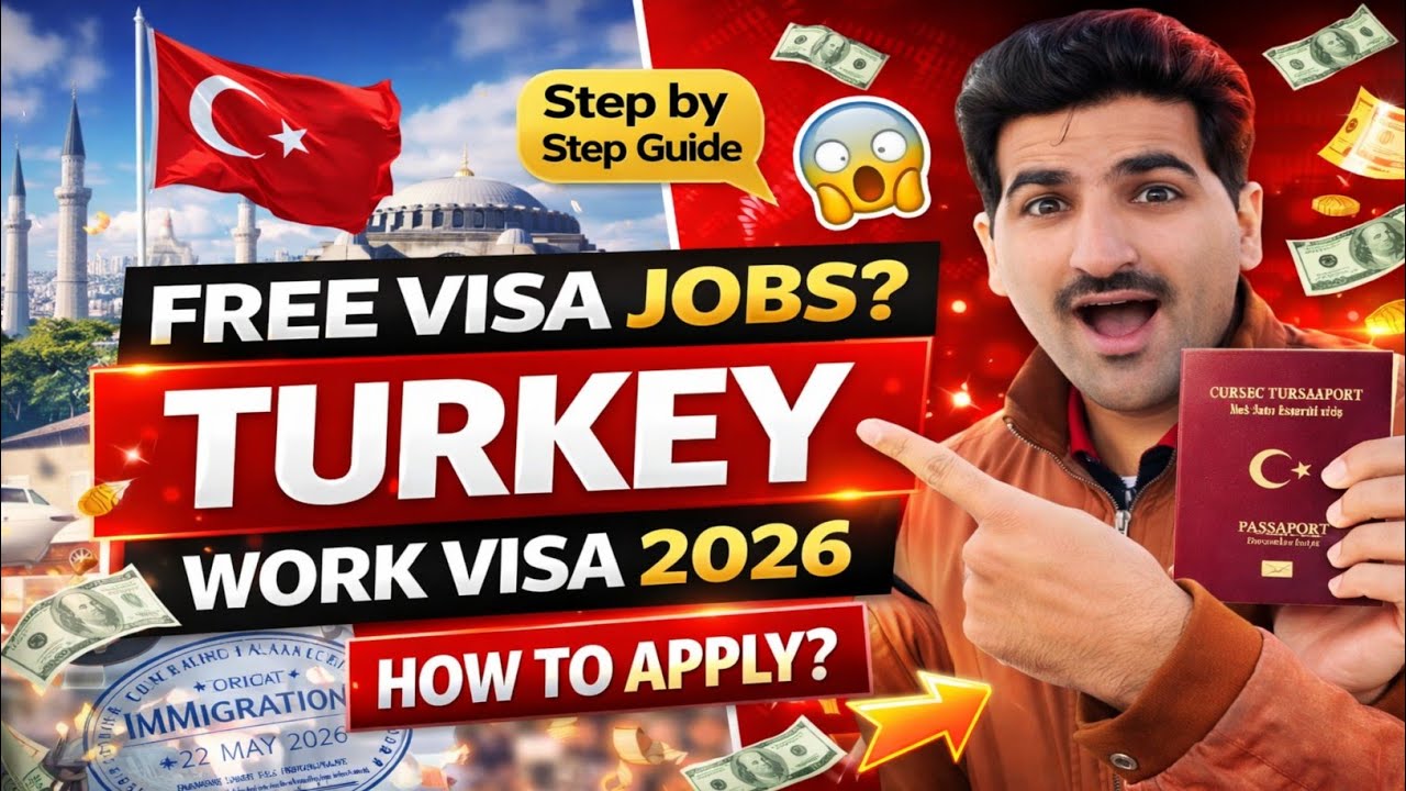 Turkey 🇹🇷 Jobs & Work Visa 2026 🇹🇷 | Documents, Cost, Salary | Urdu And Hindi Vlog