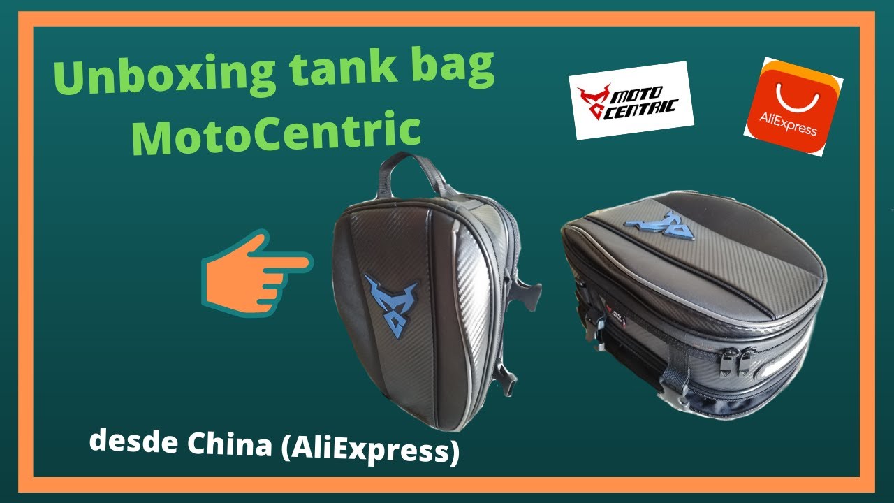 Tank bag MotoCentric-Mochila para tanque// Unboxing // AliExpress