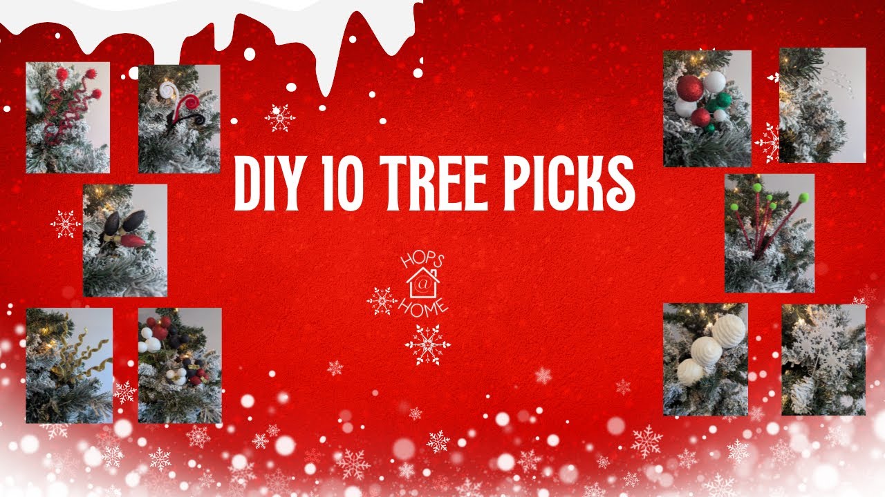 10 DIY Christmas Tree Picks