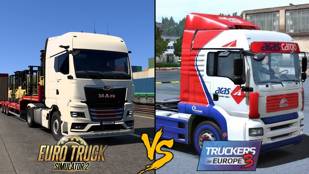 Euro Truck Simulator 2 vs Truckers of Europe 3 | ETS2 vs TOE3 ultimate comparison