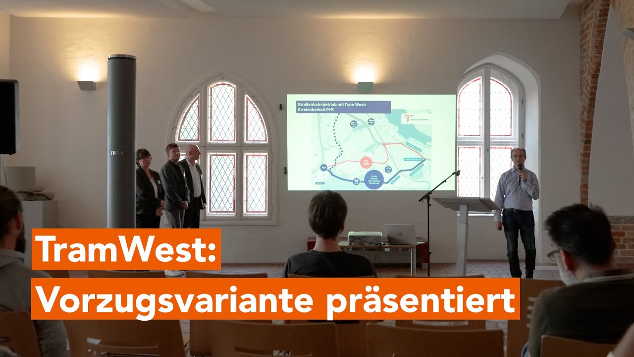 TramWest: Detaillierte Pläne für neue Straßenbahnstrecke in Rostock vorgestellt