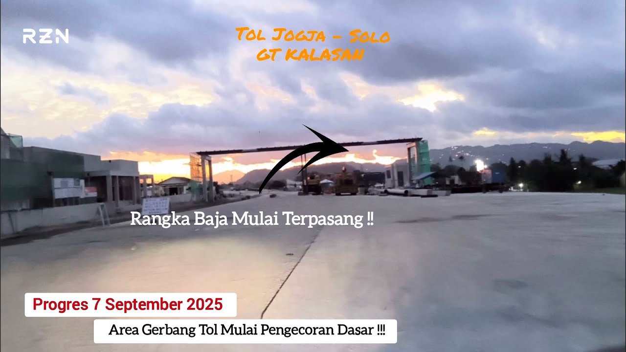 MANTAP‼️GERBANG TOL KALASAN PINTU TOL PERTAMA DI YOGYAKARTA HAMPIR SELESAI‼️| Tol Jogja Solo 1.2