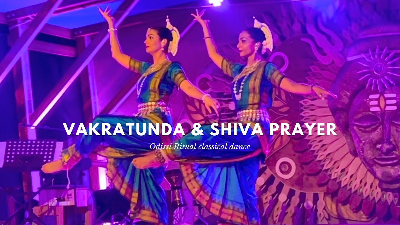 Odissi Indian classical dance at boom festival 2025 by Elizabeth Medina & Leli Neeraja.