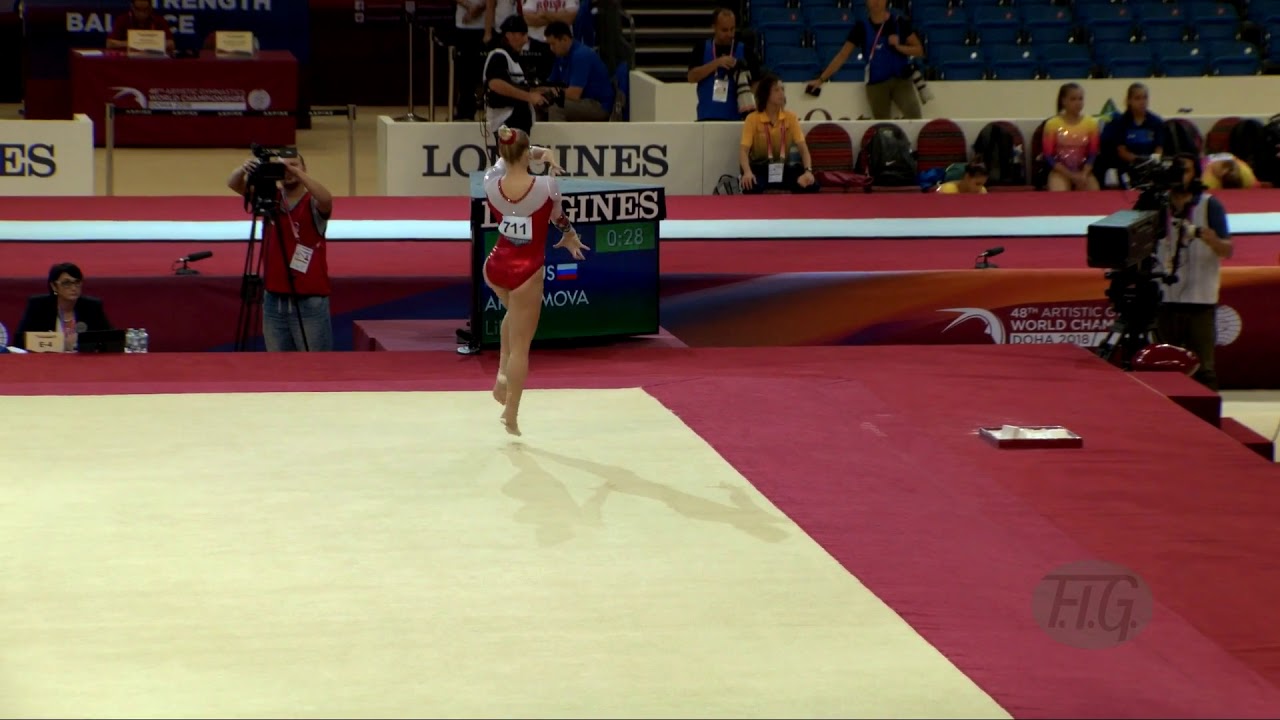 AKHAIMOVA Liliia (RUS) - 2018 Artistic Worlds, Doha (QAT) - Qualifications Floor Exercise